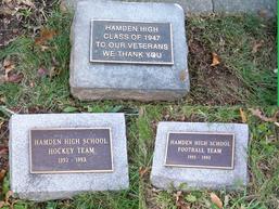 Donors of flagpole and trees