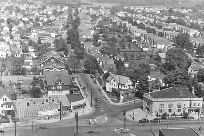 Aerial view of Hamden Bank Section
