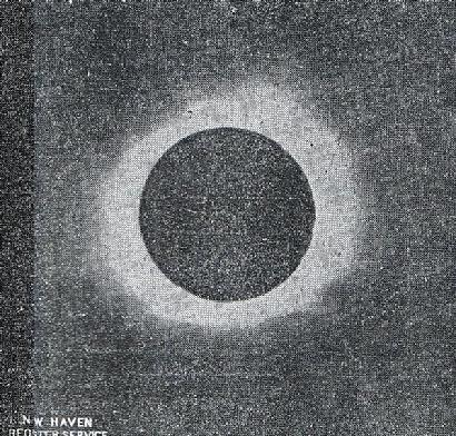 Total Solar Eclipse in New Haven, 1925