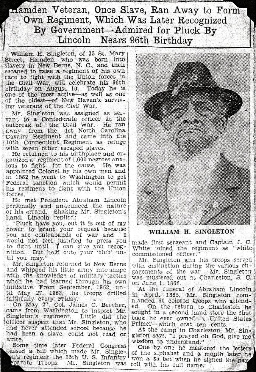 1931 New Haven Register article